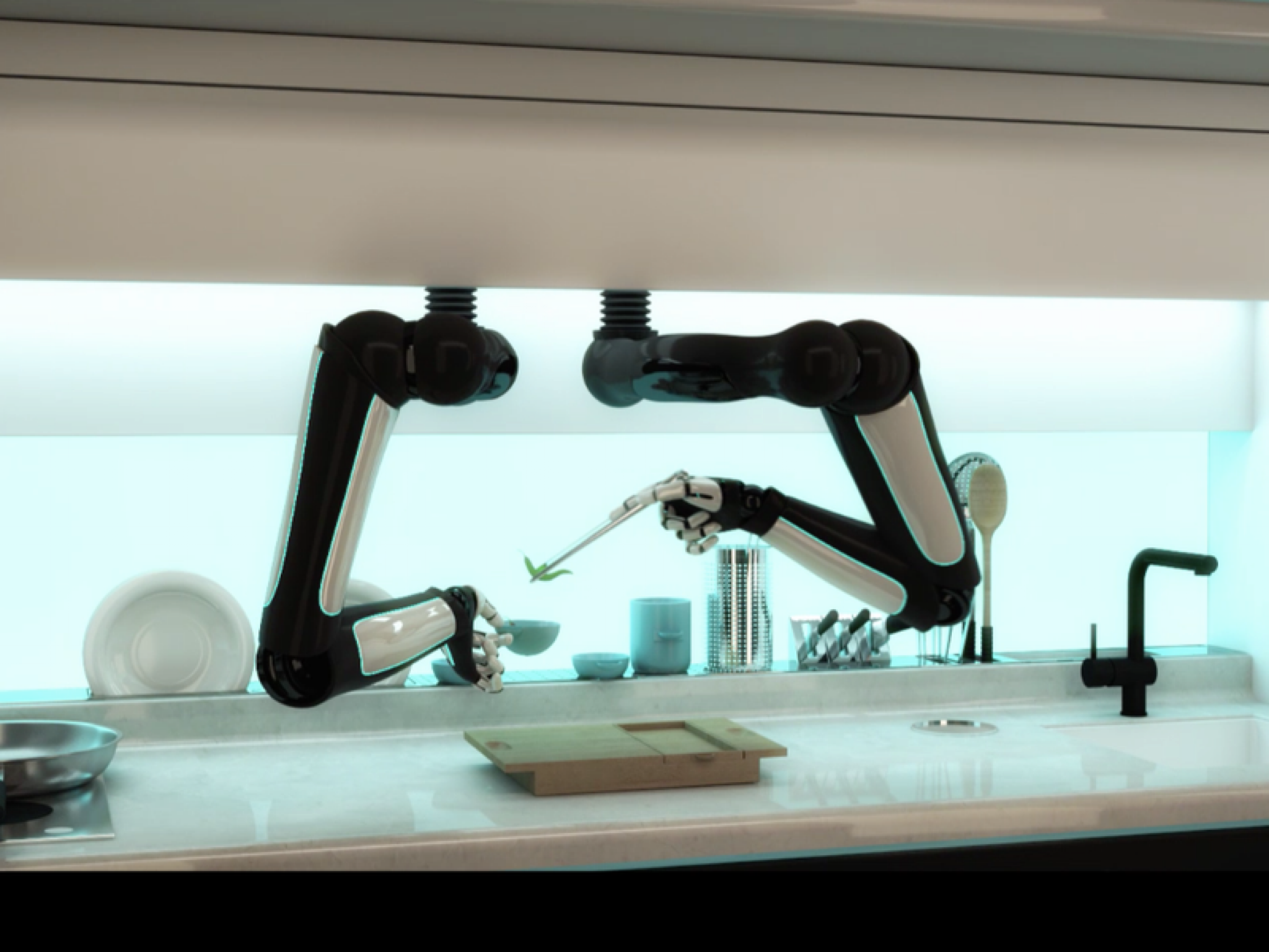 Для сборки робота который готовит блинчики. Робот Moley Robotics. Двурукий робот-повар Moley. Molly робот повар. Роботизированная кухня.