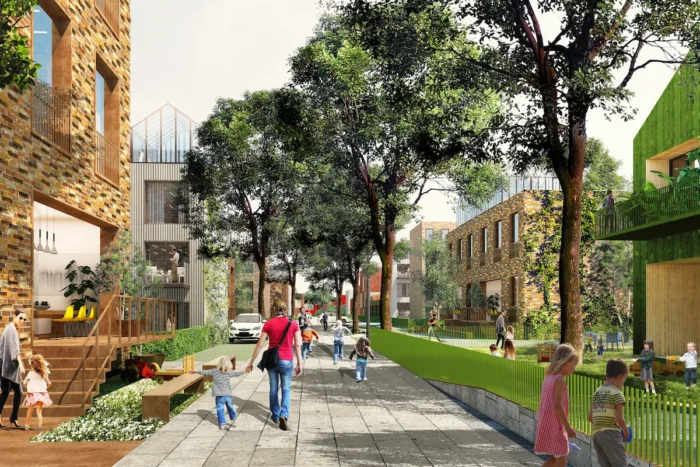 car free suburb Germany Hamburg