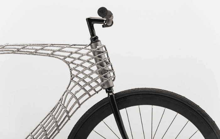 3D print stainless steel arc bicycle7