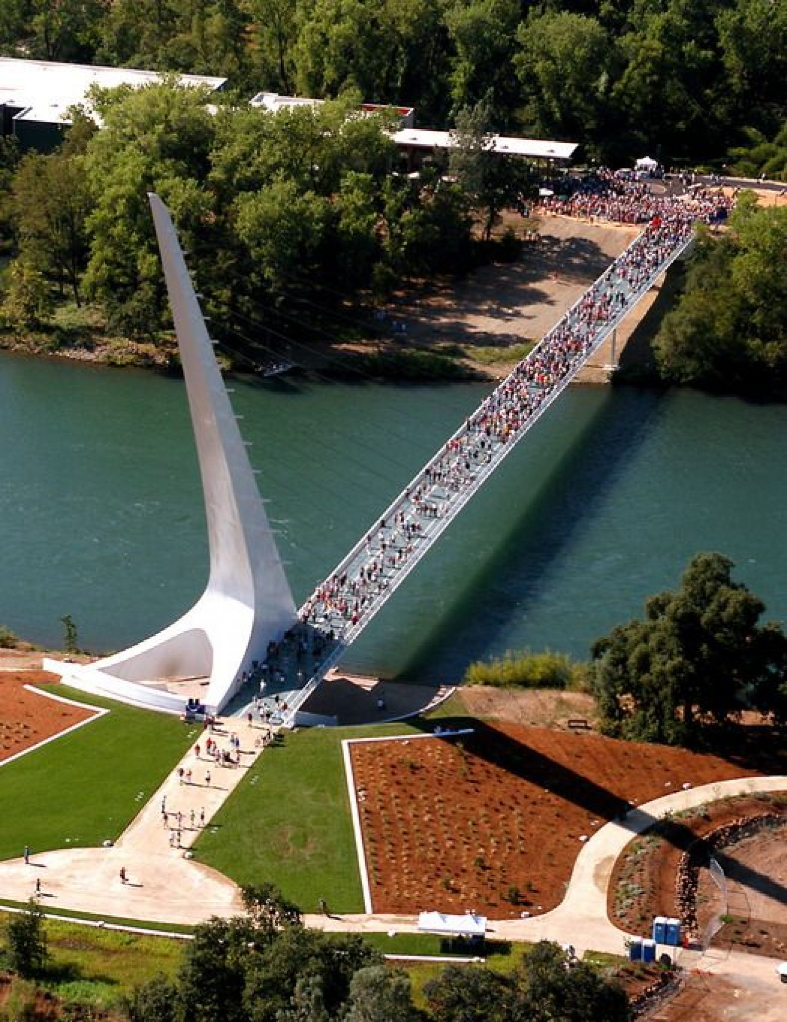 Sundial Bridge at Turtle Bay Santiago Calatrava