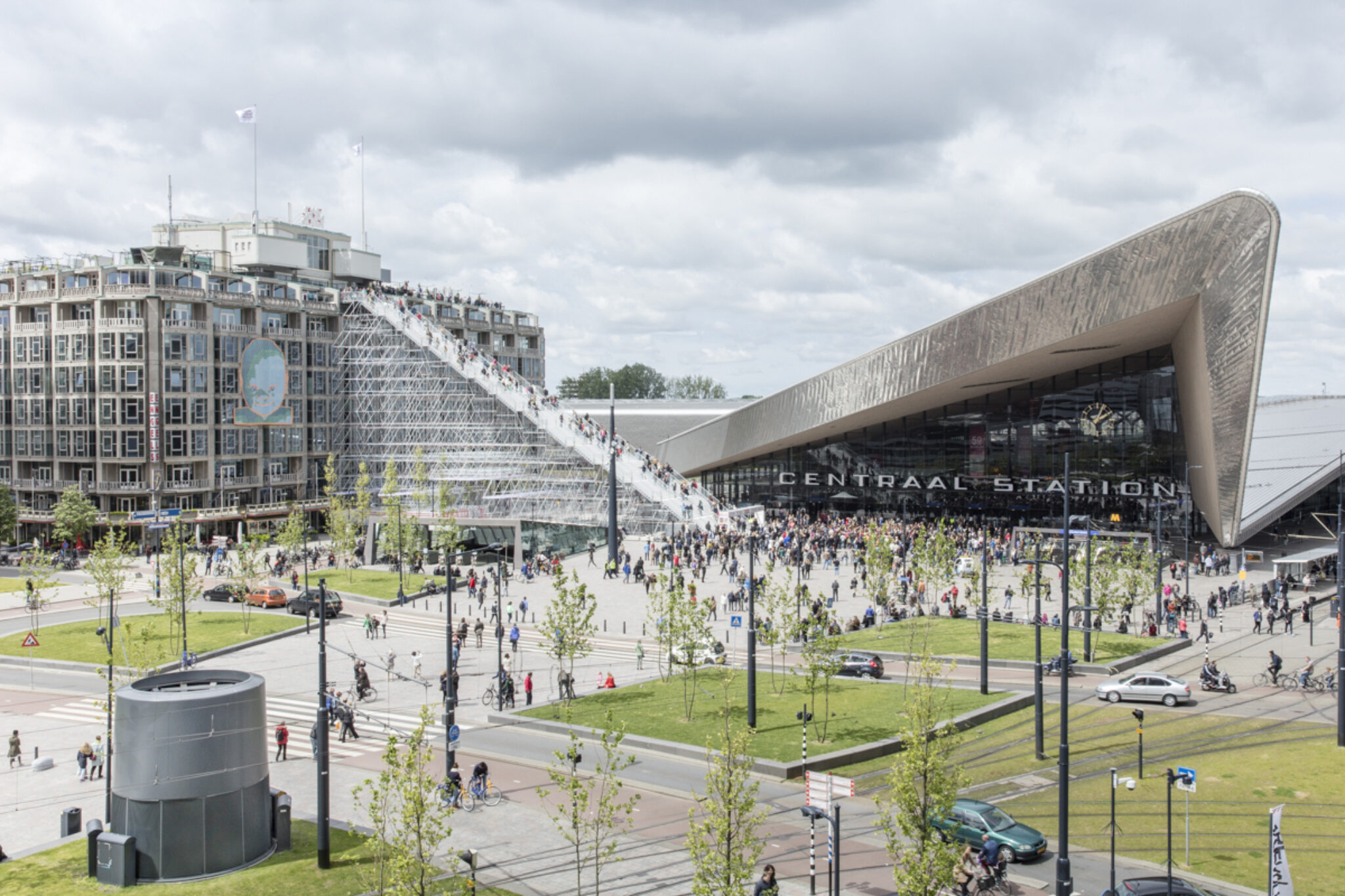 THE STAIRS : MVRDV is to design a giant staircase leading to the top of ...
