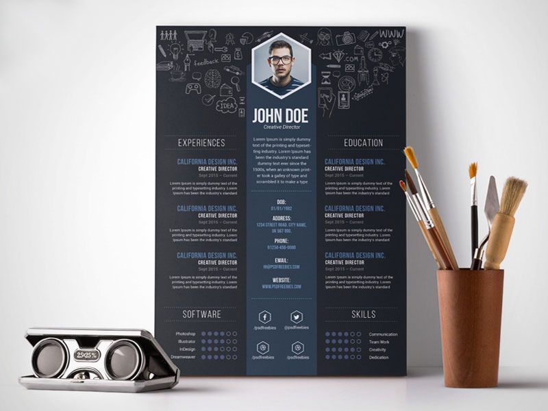 Architect Cv Template Free Download Psd