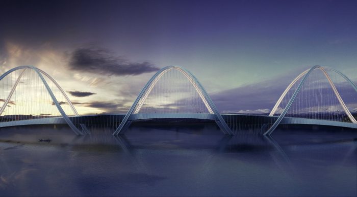 Arch2O-The San Shan Bridge for the 2022 Winter Olympics in Beijing-Penda30