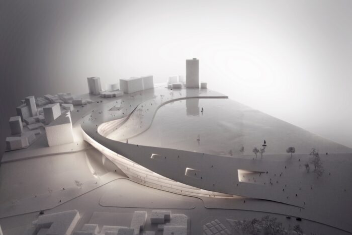 The Moon Bridgeو The Kaohsiung Maritime and Culture Center Competition Proposal | JAJA Architects