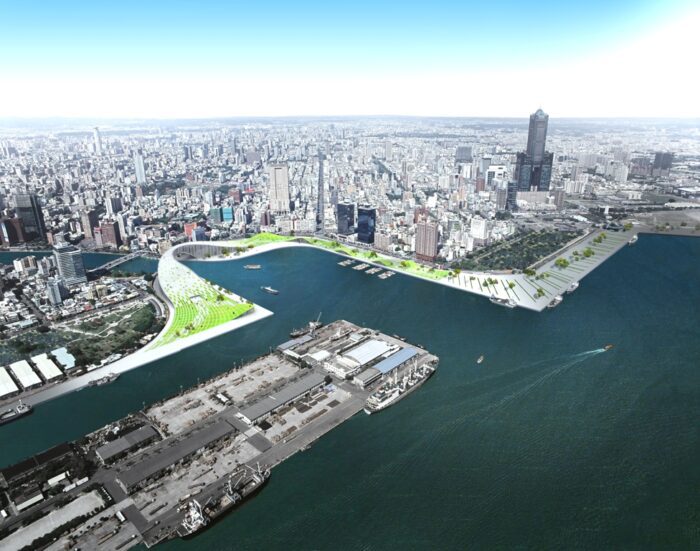 The Moon Bridgeو The Kaohsiung Maritime and Culture Center Competition Proposal | JAJA Architects