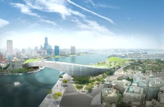 The Moon Bridgeو The Kaohsiung Maritime and Culture Center Competition Proposal | JAJA Architects