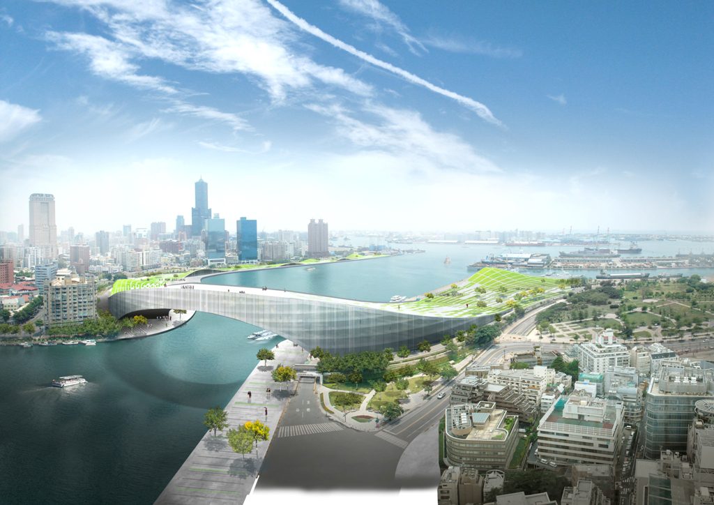 The Moon Bridgeو The Kaohsiung Maritime and Culture Center Competition Proposal | JAJA Architects