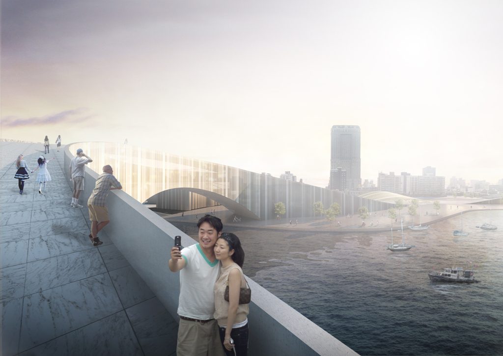 The Moon Bridgeو The Kaohsiung Maritime and Culture Center Competition Proposal | JAJA Architects