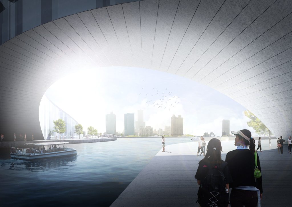 The Moon Bridgeو The Kaohsiung Maritime and Culture Center Competition Proposal | JAJA Architects
