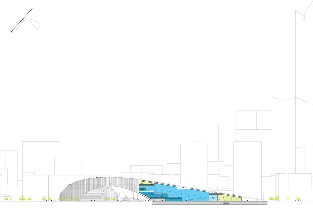 The Moon Bridgeو The Kaohsiung Maritime and Culture Center Competition Proposal | JAJA Architects