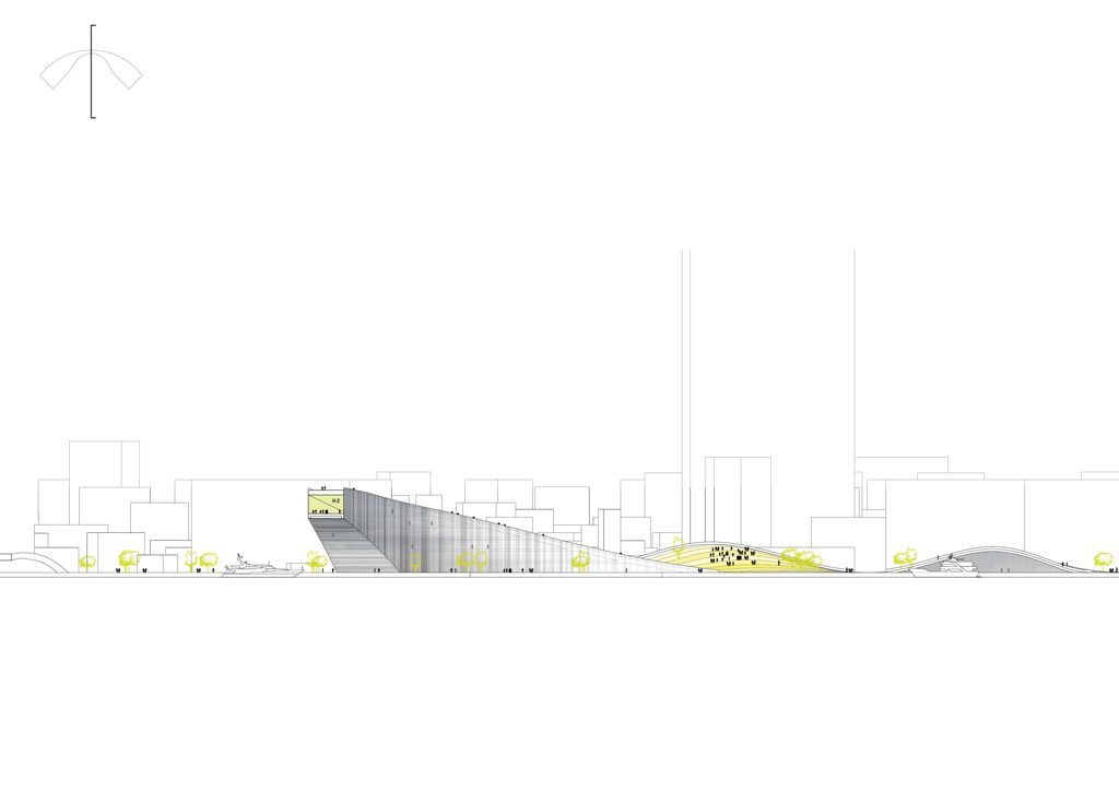 The Moon Bridgeو The Kaohsiung Maritime and Culture Center Competition Proposal | JAJA Architects