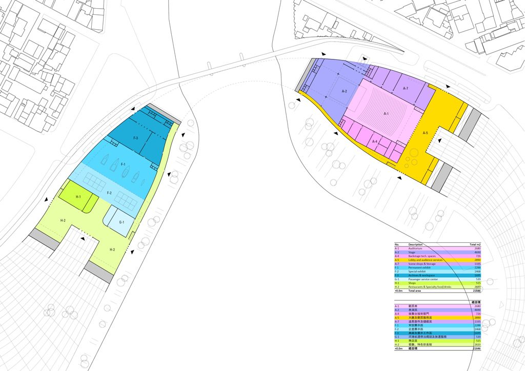The Moon Bridgeو The Kaohsiung Maritime and Culture Center Competition Proposal | JAJA Architects