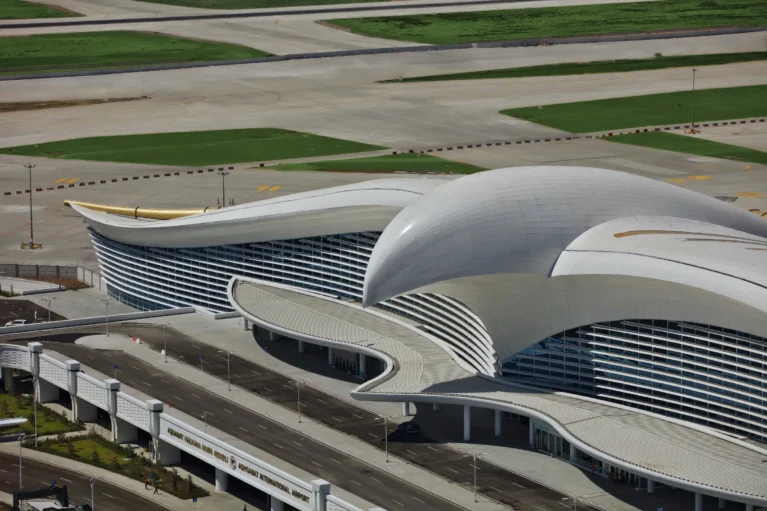 $2.3 Billion Bird-Shaped Airport has been opened in Turkmenistan's Capital