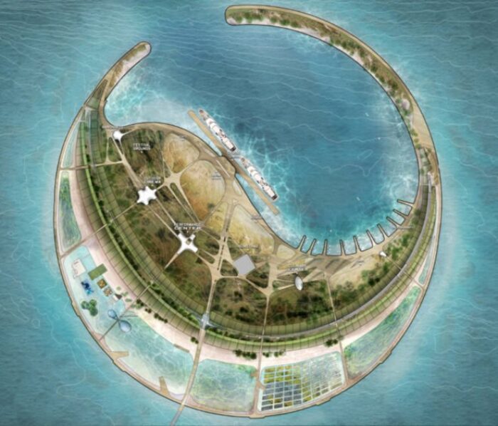 South Sea Pearl Eco Island by Diller Scofidio Renfro 660x564 South Sea Pearl Eco Island by Diller Scofidio Renfro 660x564
