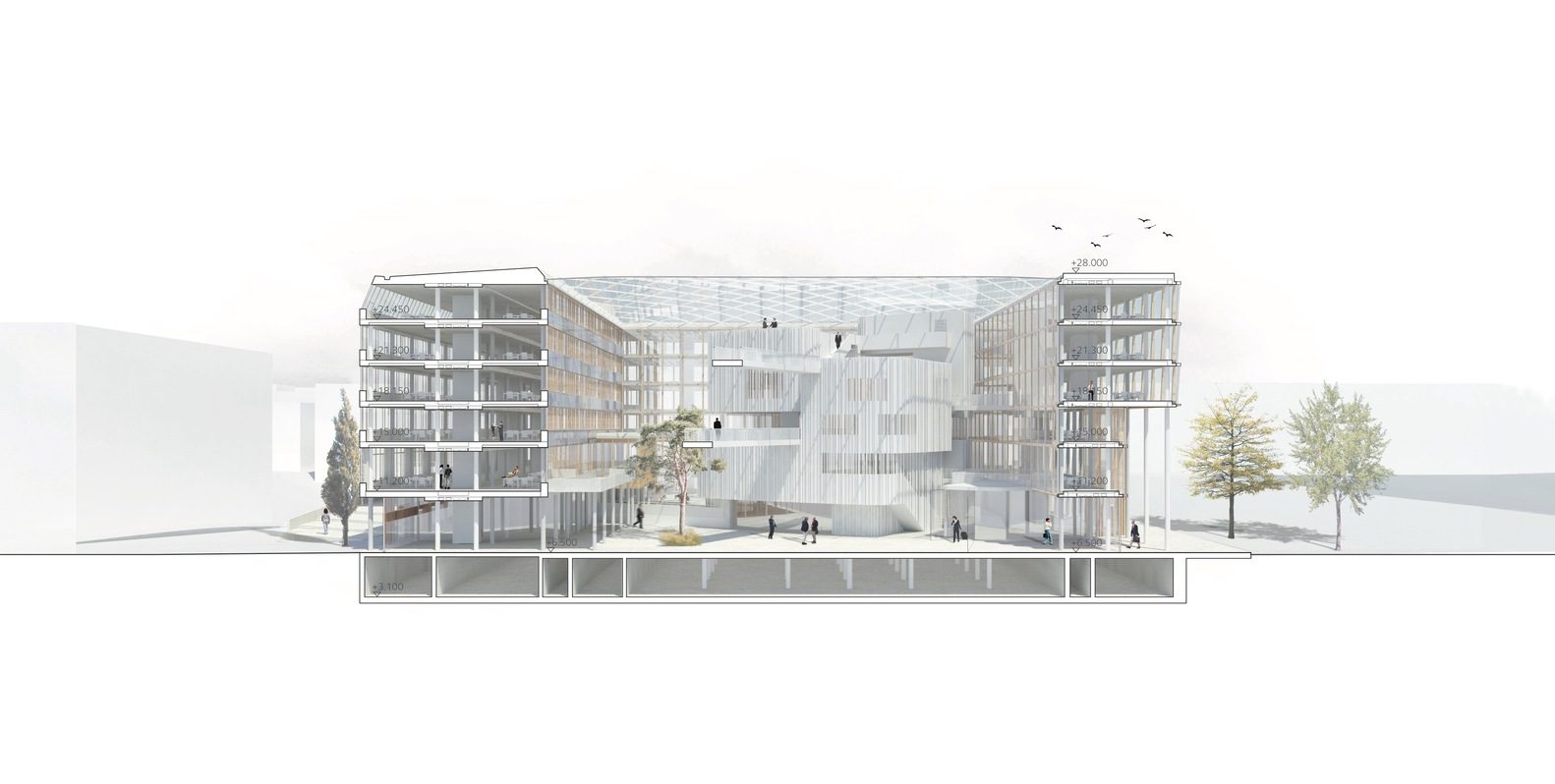 New Town Hall Uppsala Section01