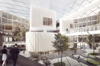 New Town Hall Uppsala Courtyard