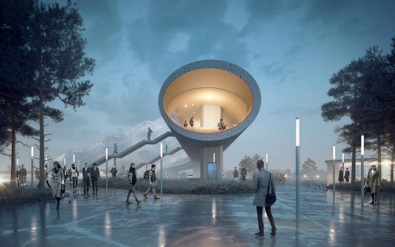 Køge North Station | COBE , will be a distinctive landmark in Køge, Denmark!!