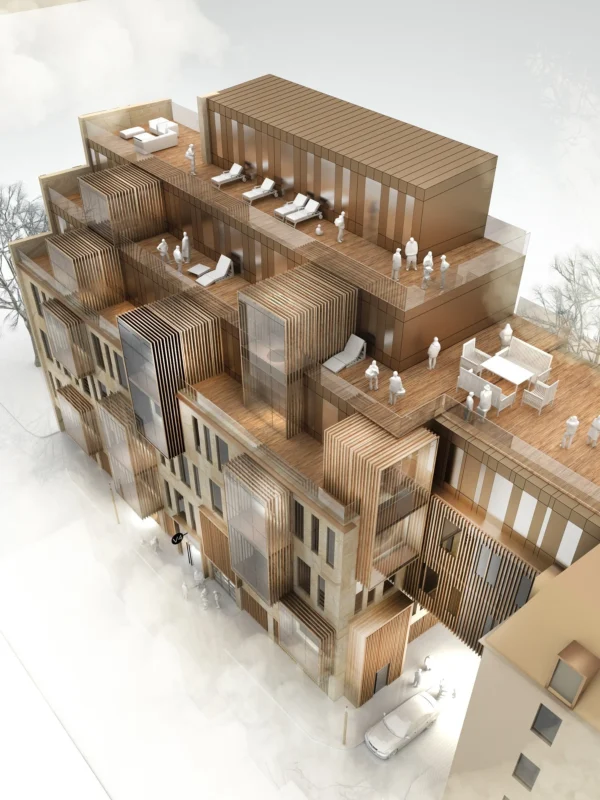 New Apartment Building in UNESCO World Heritage Site in Riga | United Riga Architects