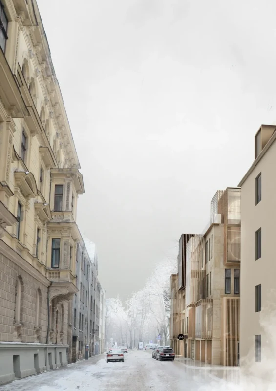 New Apartment Building in UNESCO World Heritage Site in Riga