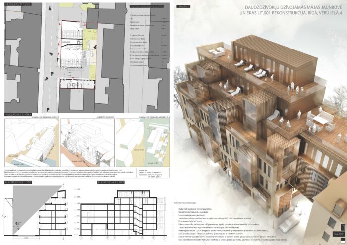 New Apartment Building in UNESCO World Heritage Site in Riga