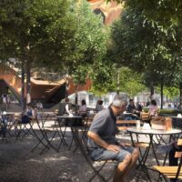 View of the Pavilion Grove courtesy of VisualHouse NelsonByrdWoltz