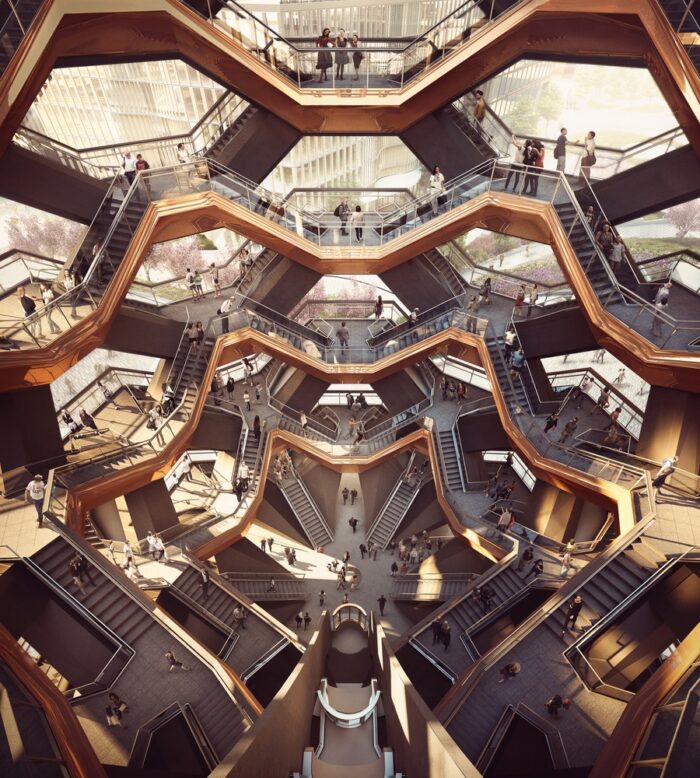 Interior View of the Vessel courtesy of Forbes Massie Heatherwick Studio Interior View of the Vessel courtesy of Forbes Massie Heatherwick Studio