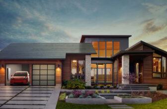 tesla energy launch design news solar panels dezeen hero