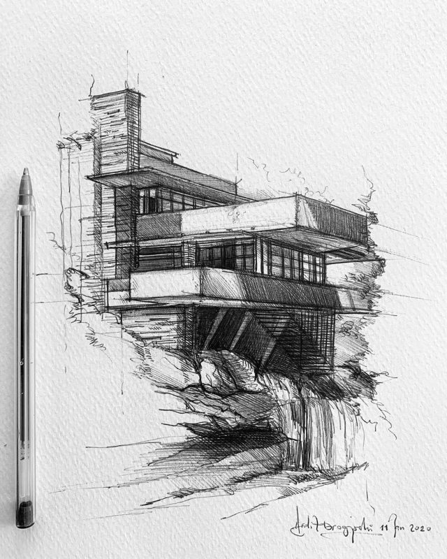 Display more than 212 architecture sketch