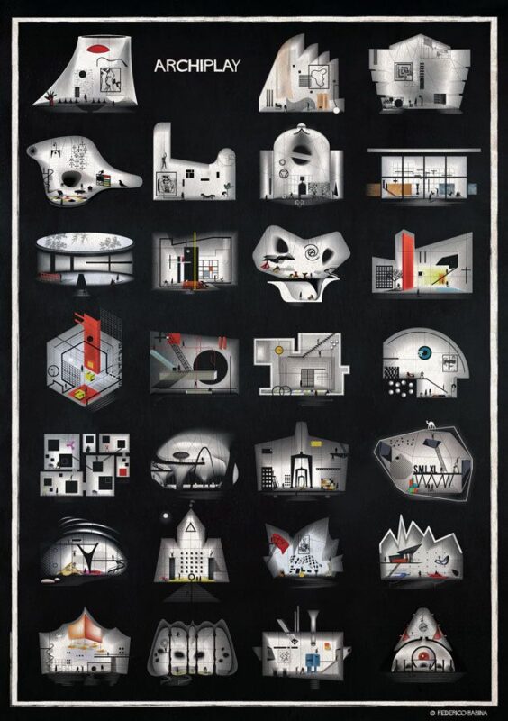Federico Babina transforms some of the most architectural works into scenography