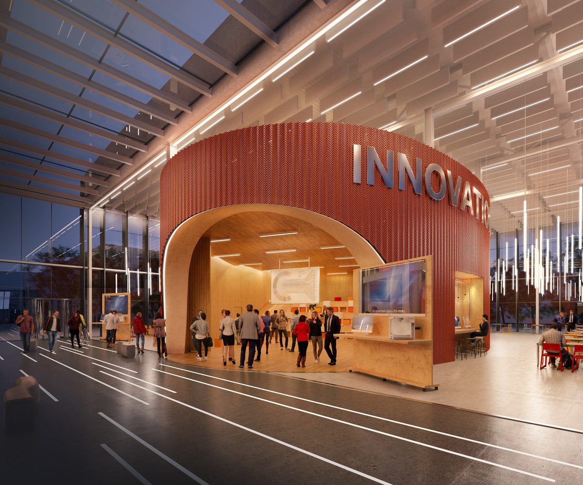 CardiffUniversity InnovationCentral HawkinsBrown Architects 001 Night