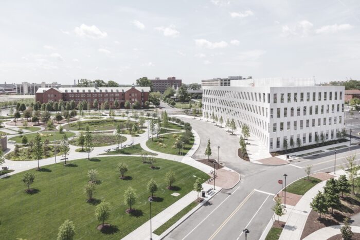 The Philidelphia Navy Yard Welcomes BIG's First Office Building