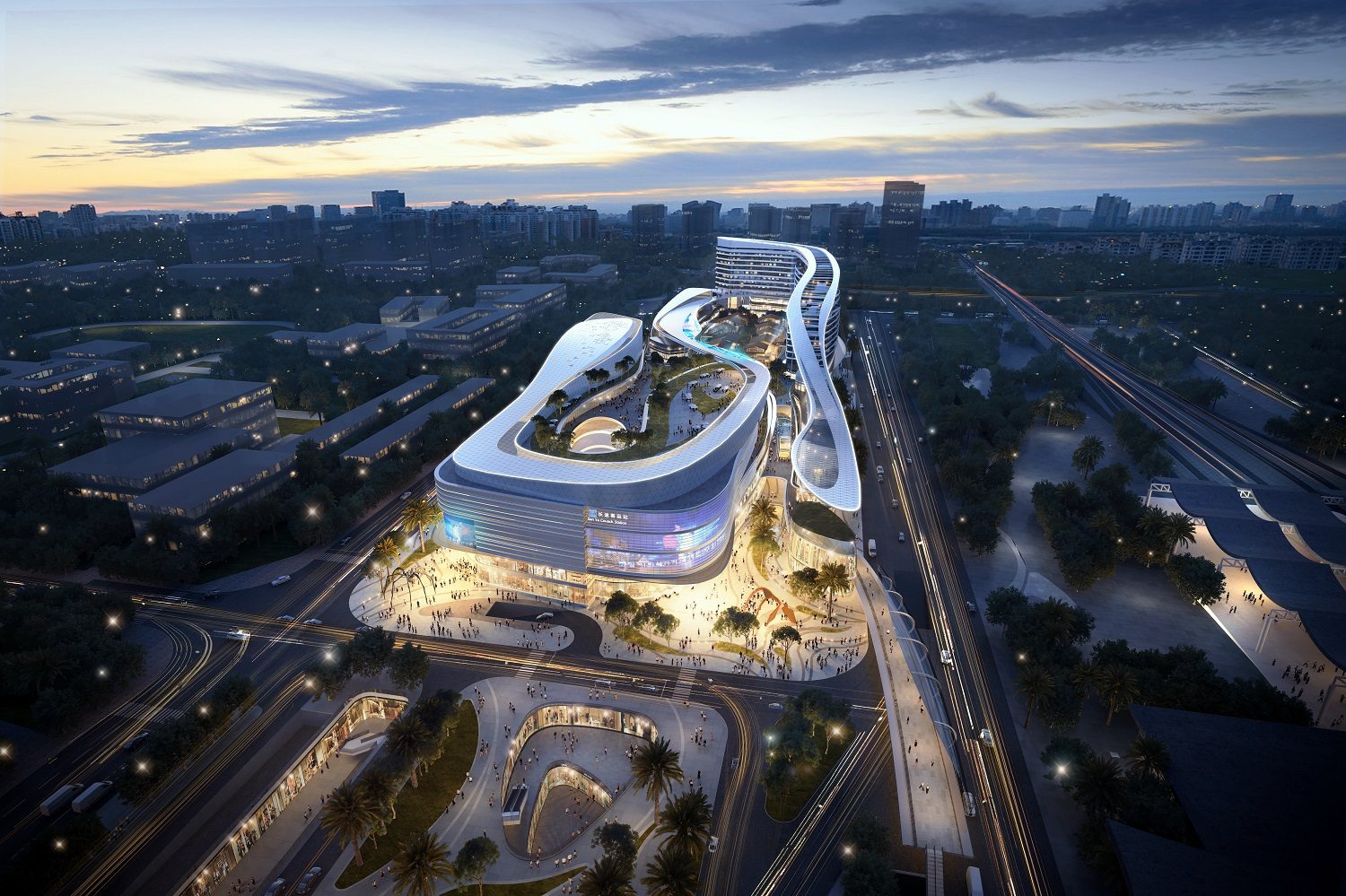 Sanya Integrated Commercial and Transportation Hub Sanya China designed by Aedas (3)