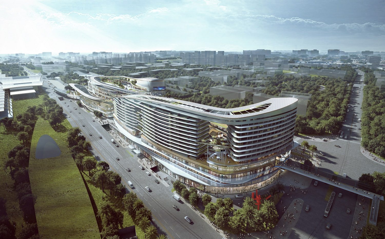 Sanya Integrated Commercial and Transportation Hub Sanya China designed by Aedas (7)