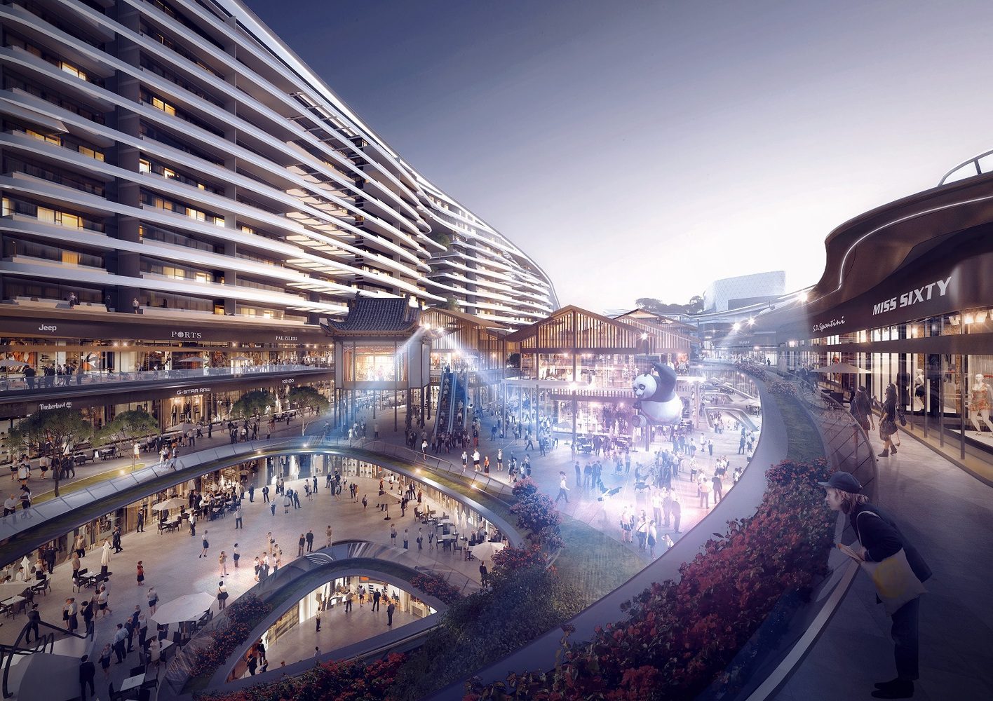 Sanya Integrated Commercial and Transportation Hub Sanya China designed by Aedas (10)