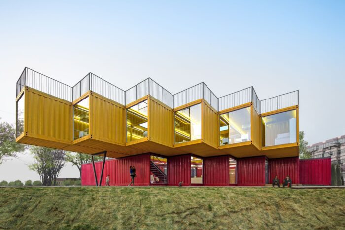 Container Stack Pavilion | People's Architecture