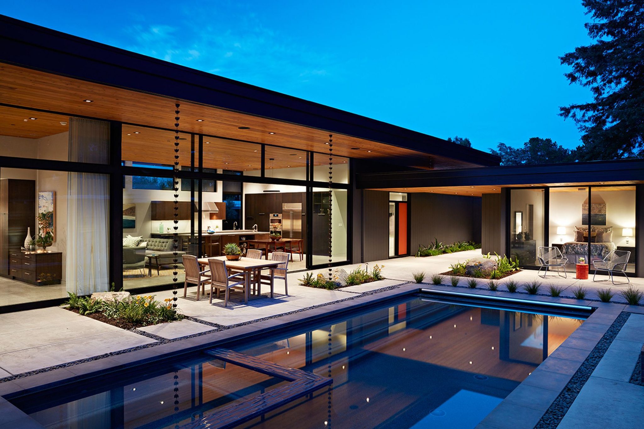 Glass Wall House Klopf Architecture
