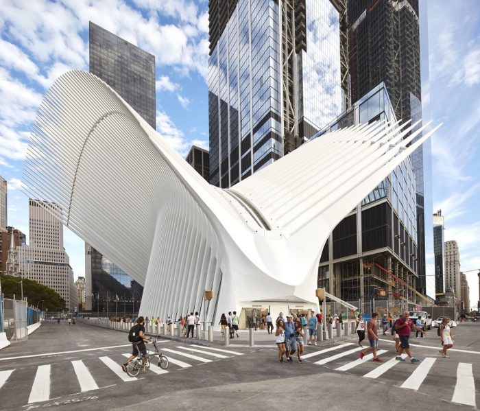 The Stress Test for Santiago Calatrava World Trade Center Transportation Hub 'Oculus NYC'