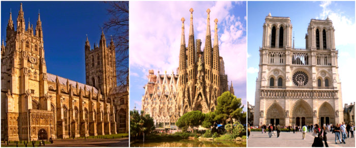 Enjoy a Virtual Tour inside 3 of Europe’s Most Iconic Cathedrals