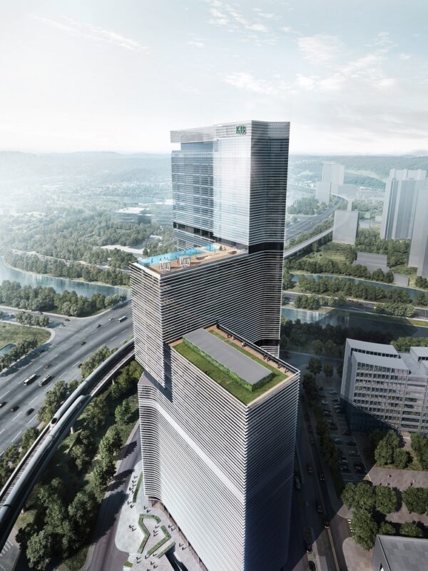 Nansha Kingboard Free Trade Zone Mixed use Project Guangzhou China by Aedas 02