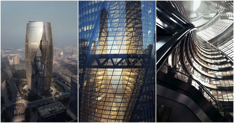 Zaha Hadid's Leeza Soho tower features the world's largest atrium