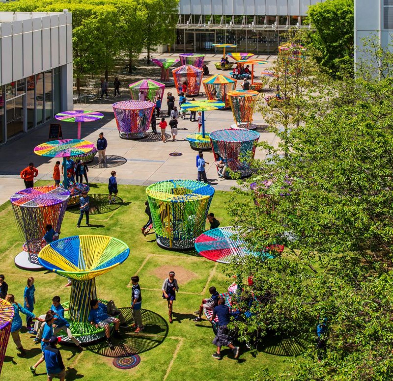 10 Colorful Installation Artworks That Turn the City into A Playground