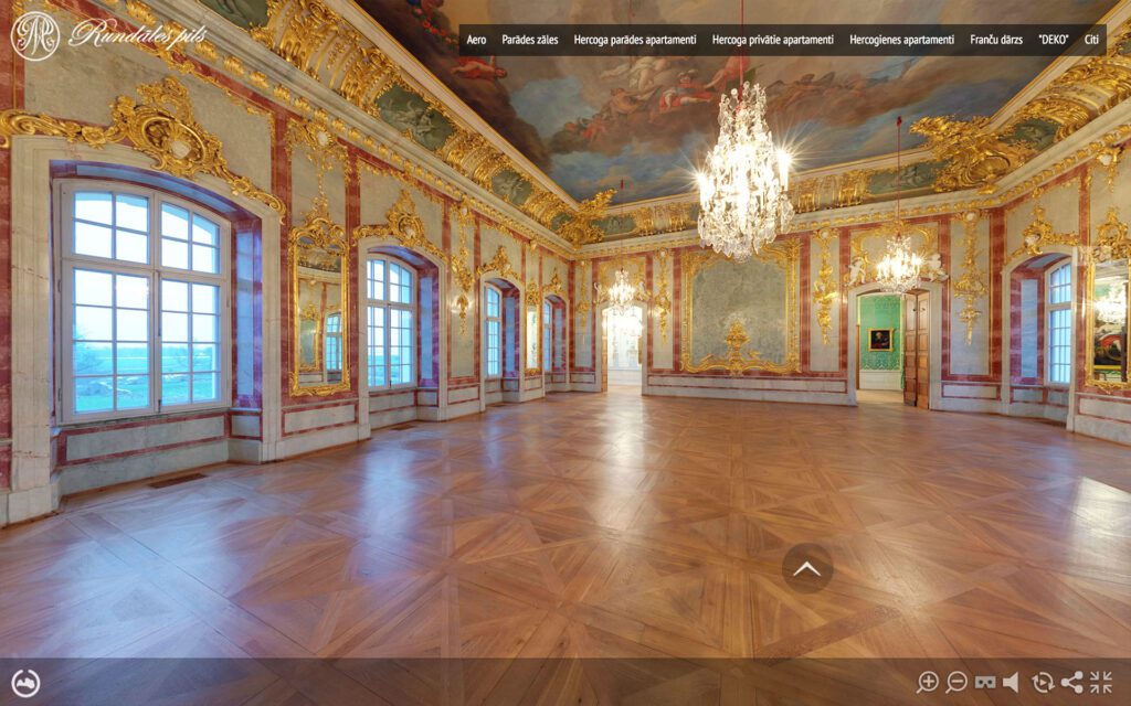 Rundales pils 360 gradu Panoramas Virtualas Tures izveide 07 Virtuala Latvija 1024x640
