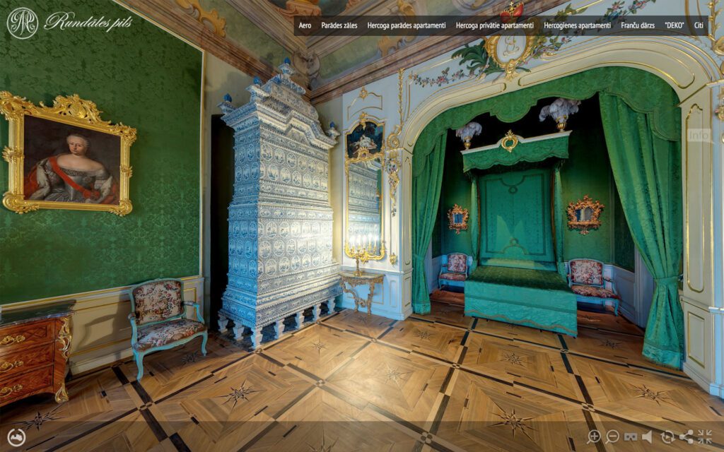 Rundales pils 360 gradu Panoramas Virtualas Tures izveide 11 Virtuala Latvija 1024x640