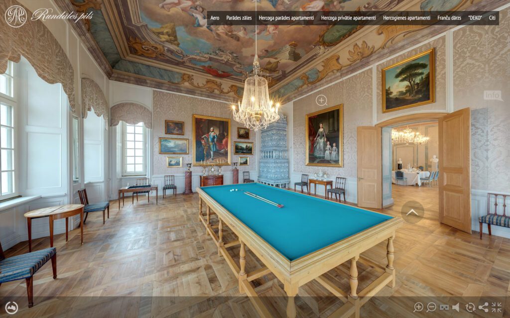 Rundales pils 360 gradu Panoramas Virtualas Tures izveide 12 Virtuala Latvija 1024x640