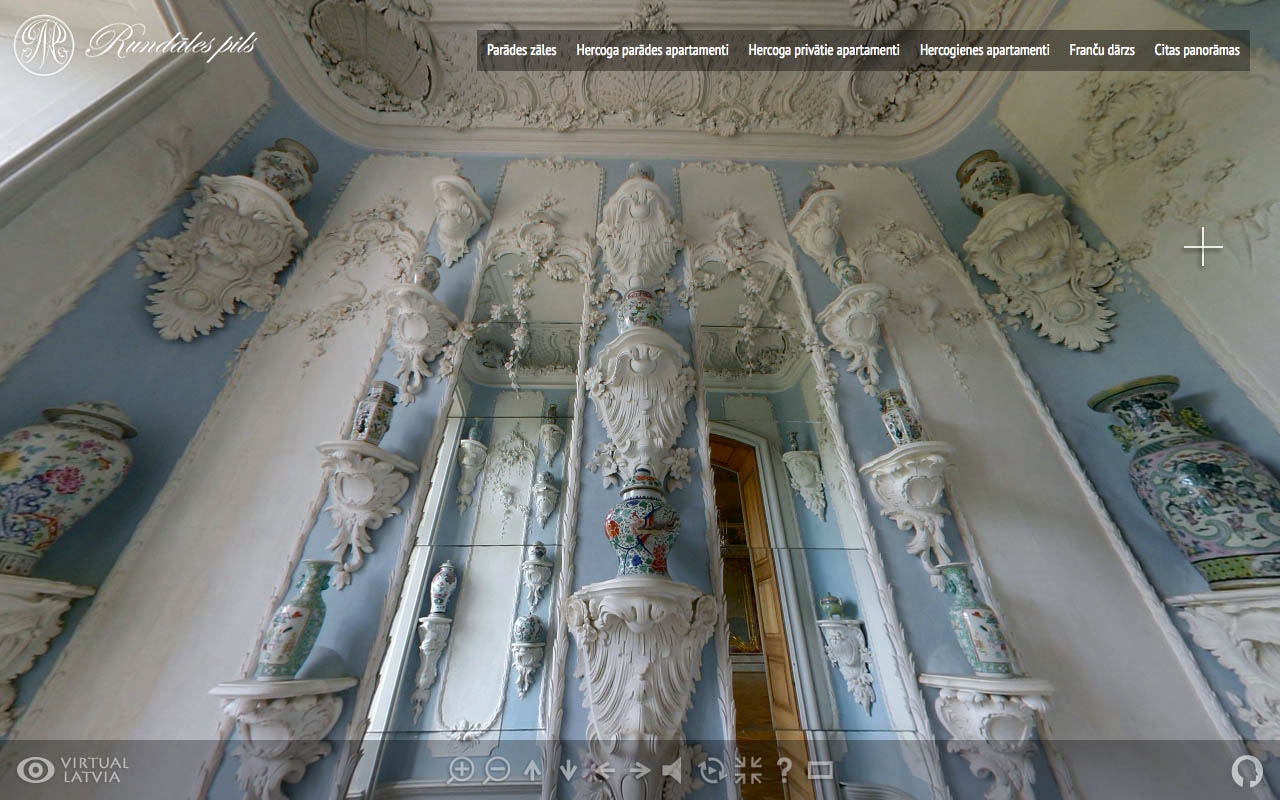 Rundale Palace Latvia 360 panorama virtual tour 3 OCEAN.LV