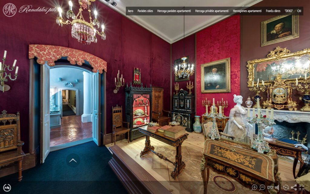Rundales pils 360 gradu Panoramas Virtualas Tures izveide 13 Virtuala Latvija 1024x640