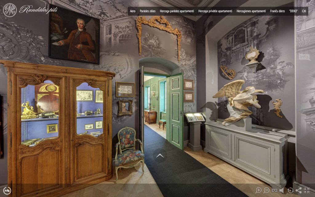 Rundales pils 360 gradu Panoramas Virtualas Tures izveide 14 Virtuala Latvija 1024x640