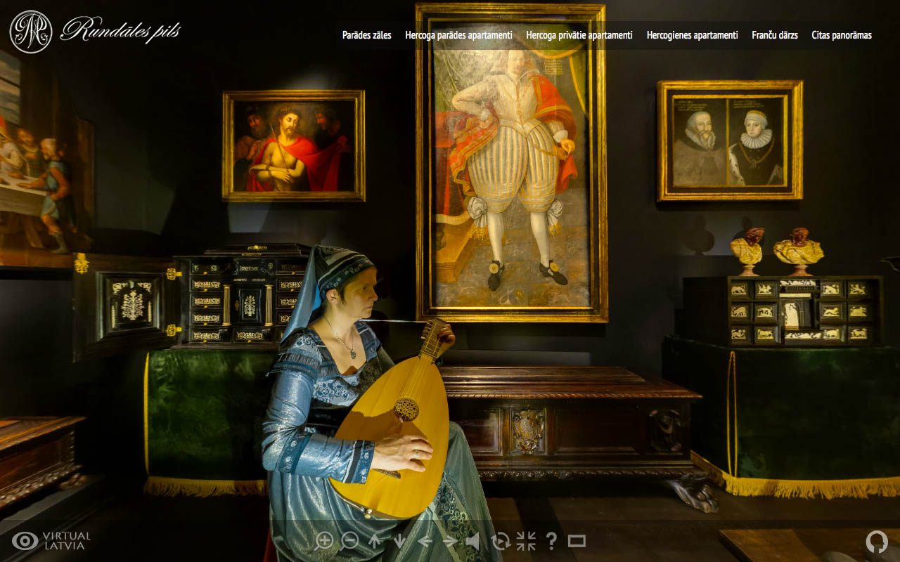 Rundale Palace Latvia 360 panorama virtual tour 7 OCEAN.LV