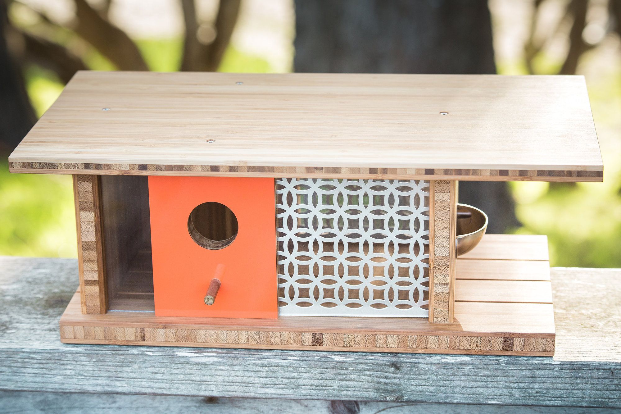 Elegant Birdhouses Inspired by the Architecture of Frank Lloyd Wright