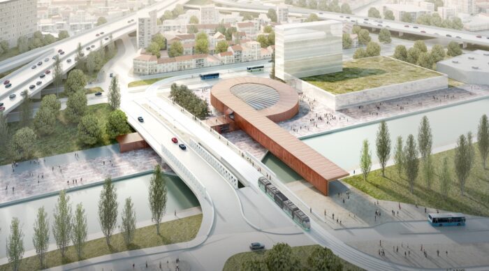 New Renderings of BIG and Silvio D’ascia Architecture’s Loop-Shaped Metro Station in Paris